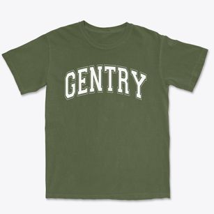 Gentry Junior High School Varsity Arch Premium Heavyweight T-shirt
