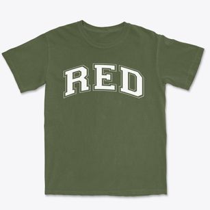 Red Cedar Special Education Center Varsity Arch Premium Heavyweight T-shirt
