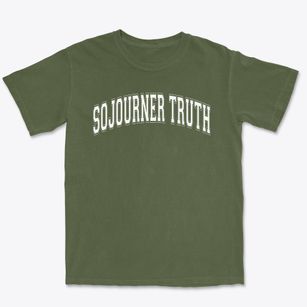 Sojourner Truth Academy Varsity Arch Premium Heavyweight T-shirt