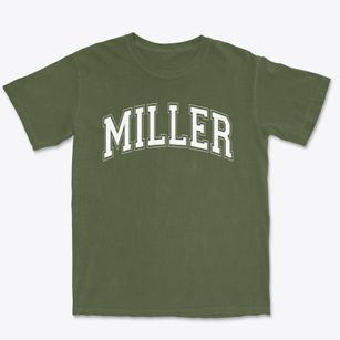Miller Elementary School Varsity Arch Premium Heavyweight T-shirt