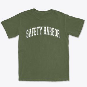 Safety Harbor Elementary School Varsity Arch Premium Heavyweight T-shirt