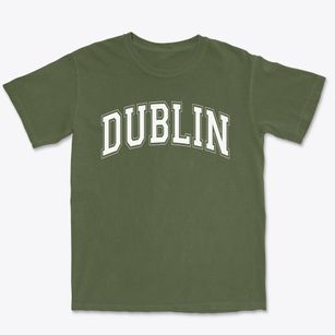Dublin Junior High School Varsity Arch Premium Heavyweight T-shirt