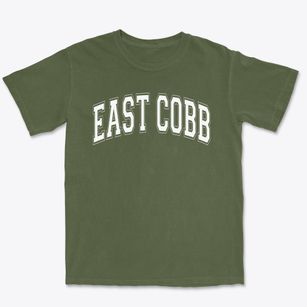 East Cobb Middle School Varsity Arch Premium Heavyweight T-shirt