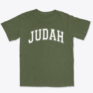 Judah Christian School Varsity Arch Premium Heavyweight T-shirt