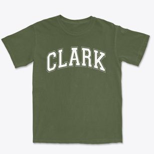 Clark Elementary School Varsity Arch Premium Heavyweight T-shirt