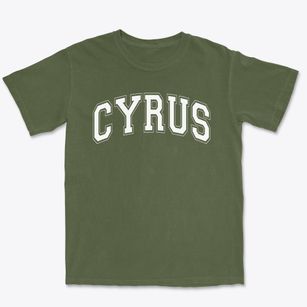 Cyrus Math Science & Technology School Varsity Arch Premium Heavyweight T-shirt