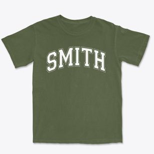 Smith Middle School Varsity Arch Premium Heavyweight T-shirt
