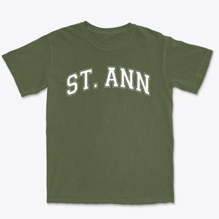 Saint Ann School Varsity Arch Premium Heavyweight T-shirt
