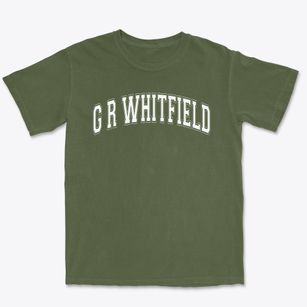 G R Whitfield School Varsity Arch Premium Heavyweight T-shirt