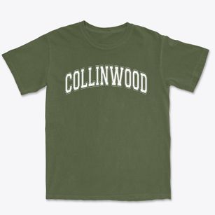 Collinwood Middle School Varsity Arch Premium Heavyweight T-shirt