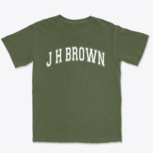 J H Brown Elementary School Varsity Arch Premium Heavyweight T-shirt