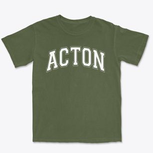 Acton Elementary School Varsity Arch Premium Heavyweight T-shirt