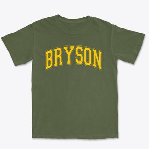 Bryson Elementary School Varsity Arch Premium Heavyweight T-shirt