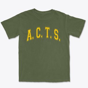 A. C. T. S. Varsity Arch Premium Heavyweight T-shirt