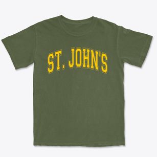 Saint John's Lutheran School Varsity Arch Premium Heavyweight T-shirt
