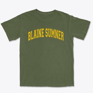 Blaine Sumner Middle School Varsity Arch Premium Heavyweight T-shirt