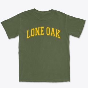 Lone Oak Middle School Varsity Arch Premium Heavyweight T-shirt