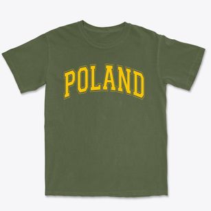 Poland Junior High School Varsity Arch Premium Heavyweight T-shirt