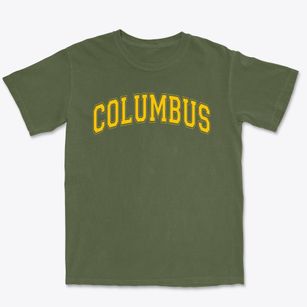 Columbus High School Varsity Arch Premium Heavyweight T-shirt