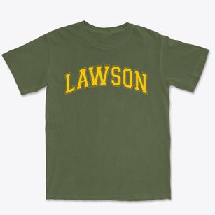 Lawson Middle School Varsity Arch Premium Heavyweight T-shirt
