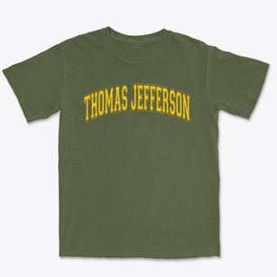 Thomas Jefferson Elementary School Varsity Arch Premium Heavyweight T-shirt