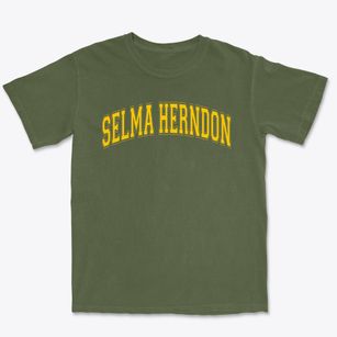 Selma Herndon Elementary School Varsity Arch Premium Heavyweight T-shirt