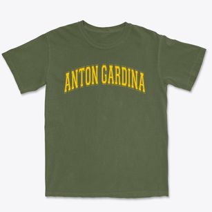 Anton Gardina School Varsity Arch Premium Heavyweight T-shirt