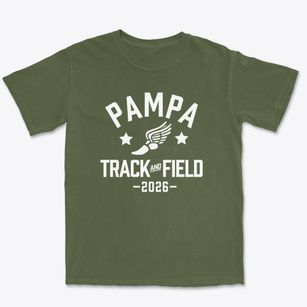 Pampa High School Track and Field Premium Heavyweight T-shirt