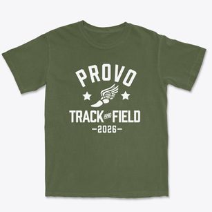 Provo High School Track and Field Premium Heavyweight T-shirt