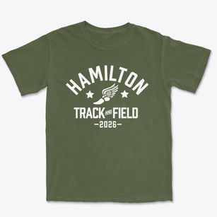 Hamilton Elementary School Track and Field Premium Heavyweight T-shirt