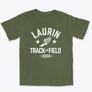 Laurin Middle School Track and Field Premium Heavyweight T-shirt