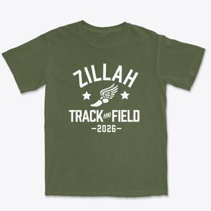 Zillah Elementary School Track and Field Premium Heavyweight T-shirt
