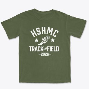 Health Science High & Middle College Track and Field Premium Heavyweight T-shirt