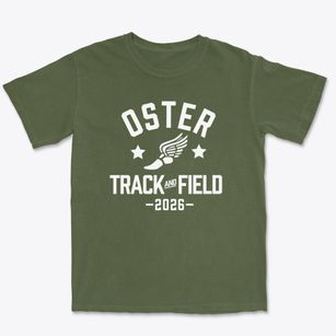 Oster Elementary School Track and Field Premium Heavyweight T-shirt
