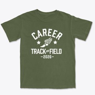 Career Education Center Track and Field Premium Heavyweight T-shirt