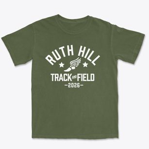 Ruth Hill Elementary School Track and Field Premium Heavyweight T-shirt