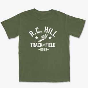 Robert C. Hill Elementary School Track and Field Premium Heavyweight T-shirt