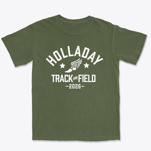 Holladay Intermediate Magnet School Track and Field Premium Heavyweight T-shirt