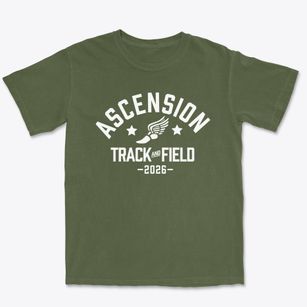 Ascension Parish Track and Field Premium Heavyweight T-shirt