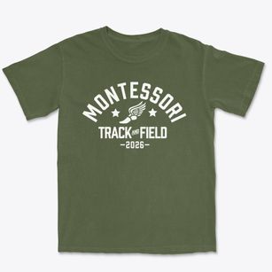 Montessori Learning Center Track and Field Premium Heavyweight T-shirt