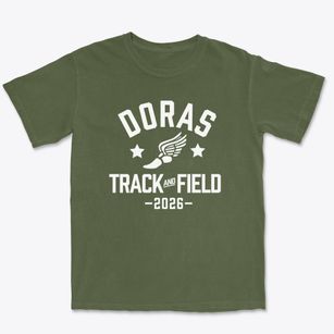 Dora Consolidated Schools Track and Field Premium Heavyweight T-shirt
