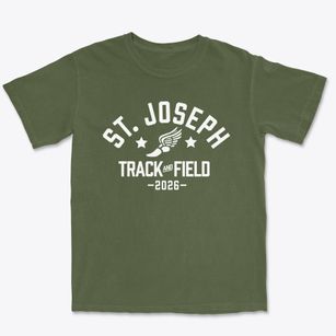 Saint Joseph Of Cupertino School Track and Field Premium Heavyweight T-shirt