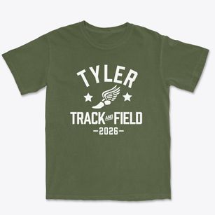 Tyler Track and Field Premium Heavyweight T-shirt