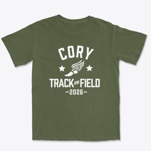 Cory Middle School Track and Field Premium Heavyweight T-shirt