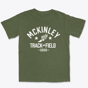 Mckinley Elementary School Track and Field Premium Heavyweight T-shirt