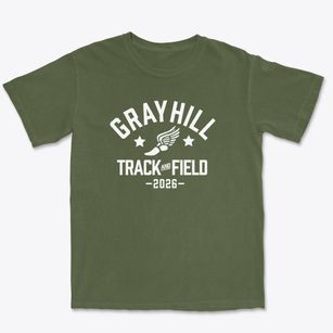 Grayhill Elementary School Track and Field Premium Heavyweight T-shirt