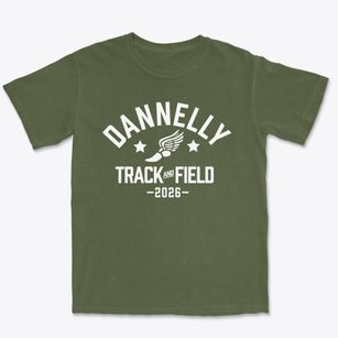 Dannelly Elementary School Track and Field Premium Heavyweight T-shirt