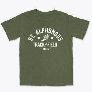 St Alphonsus Parish Track and Field Premium Heavyweight T-shirt