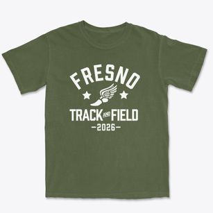 Fresno High School Track and Field Premium Heavyweight T-shirt