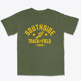 Southside Christian School Track and Field Premium Heavyweight T-shirt